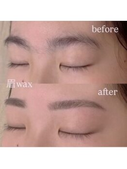 アピラトータルデザインサロン(APiLA total design salon)/・アイブロウ/眉毛 WAX