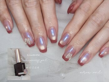 アーブルネイル(arbre nail)/●蝶々マグネットFrench