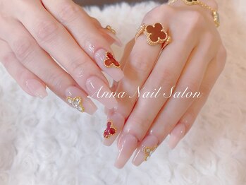 長さだし・つけ放題・花ネイル