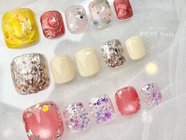 夏のnuanceフットネイル特集