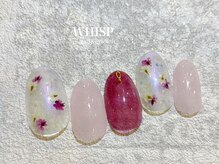 ウィスプ(WHISP)/クリア押し花ネイル/パラジェル