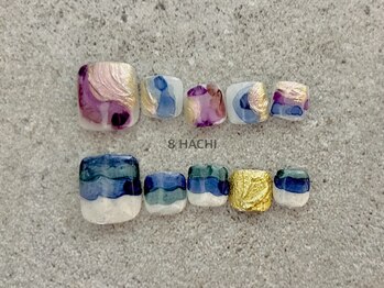 8(HACHI)/定額フットネイルデザインネイル
