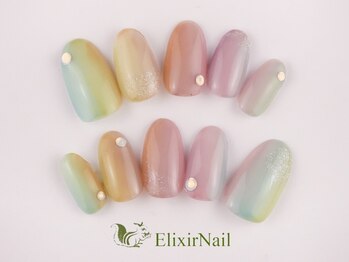 エリクサーネイル 五反田(Elixir Nail)/定額a シンプル／クーポン使用