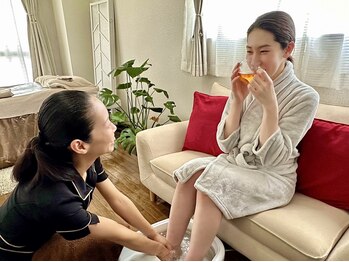 サメイ(samayh)の写真/自分らしさを取り戻せる大切な空間＊【HOTシェル&リンパマッサージ(炭酸ヘッド,眼精,足浴付)100分¥9800】
