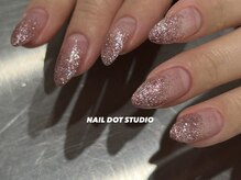 ネイルドットスタジオ 堺筋本町(NAIL DOT STUDIO)/ピンクラメグラ