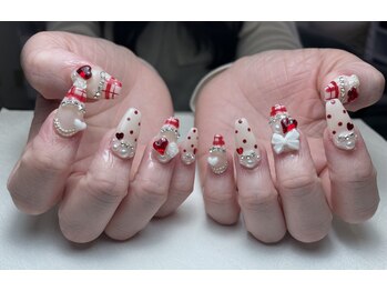 メオネイル(MEO NAIL)/チップ長さだし持ち込みデザイン