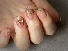 ナナネイル(7.Nail)/手描きキラキラネイル