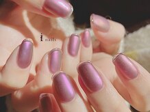 アイネイルズ 渋谷店(I nails)/先端ぷっくりミラー¥9575[渋谷]