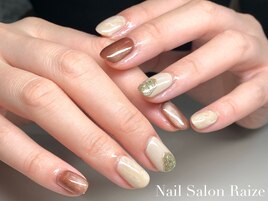 ニュアンスネイル/ブラウン