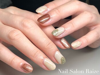 ライズ 本町店(Raize)/ニュアンスネイル/ブラウン