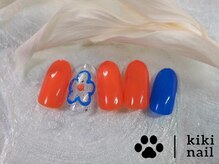 キキネイル 溝の口(kikinail)/3.4月定額A／お花ネイル