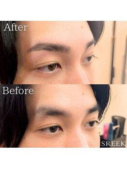 スリーク(SREEK)の写真/【新規クーポン￥3960】美眉＆毛流れ矯正で印象チェンジ！脱毛フェイシャルケア充実◎１ヶ所体験クーポン有
