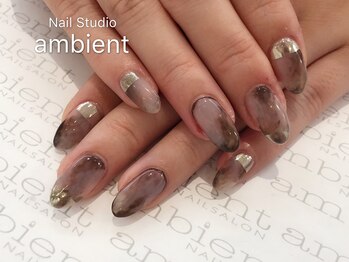 ネイルスタジオ アンビエント 表町店(Nail Studio ambient)/ニュアンスネイル