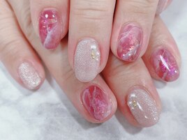 夏のニュアンスネイル