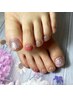 期間限定☆期待の新人Sayaka☆フットマグネットネイル¥3520(オプション無)