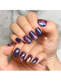 花火ネイル