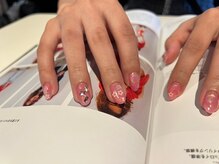 オマモリ ネイル 心斎橋店(omamori nail)/お花ホロ