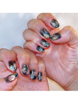 リグネイルスタジオ(Lig nail studio)/花火ネイル