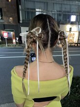 パリス 明治神宮前店(PARiS)/☆ツイン三つ編みアレンジ☆