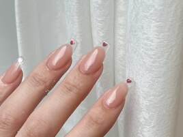 クリアフレンチ×ハートホロ