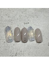 ネイル アンド アイラッシュ フルール 渋谷店/オフィスネイルコース￥6500