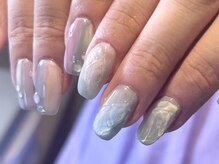 ラクネイル 浦和店(raku nail)/インク&ミラー個性派ニュアンス