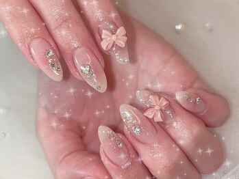 ルアナ(LUANA)/リボンチークネイル♪