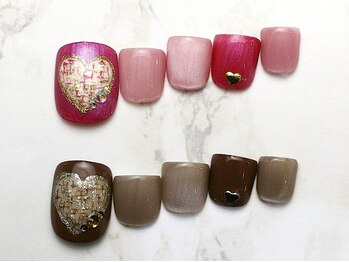 ジョリーネイル 大宮本店(jolie nail)/デザインフットFootコース¥6300