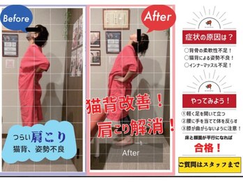 ナオル整体 山形院(NAORU整体)/Before→After