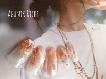 アグニークリッシェ(Agunik Riche)/【大理石ネイル】