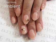 ネイルスタジオ アンビエント 表町店(Nail Studio ambient)/ホロがキラキラして綺麗