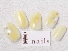アイネイルズ 梅田店(I nails)/イエローニュアンス￥7700