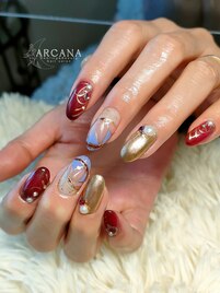 和柄ネイル
