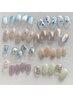 ハンドスパ付き♪【シンプルコース】大人上品♪定額ネイル¥8000