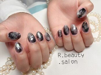 アールビューティー(R.beauty)/おしゃれなブラックネイル