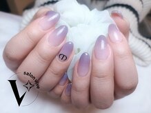 サロン ヴィーヴ(salon Vive)/#淡色パープルグラデーション