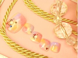 水彩風タイダイデザイン♪