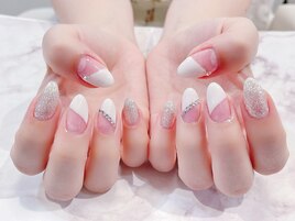 #大人フレンチネイル