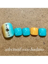 フット　縦グラアート