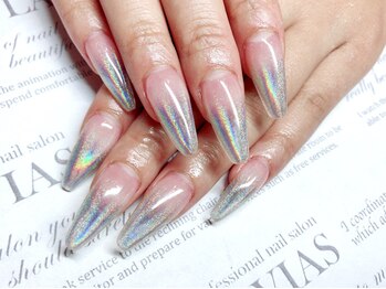 プロフェッショナル ネイルサロン ラヴィアス(LAVIAS)/【スカルプ】ミラーネイル