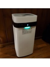 織絲/世界最強空気清浄機AirDog導入済