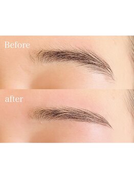 ジャンティーユ(Gentille)/眉毛ワックス/間引き/眉カット