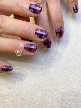 ウロネイルズ(ulo nails)/フラッシュチェック柄