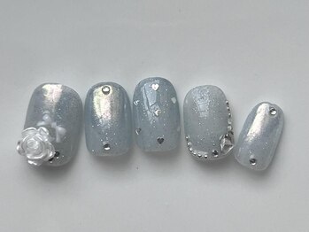 アイネイルズ 三宮店(I nails)/つやローズオーロラネイル