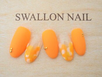 スワロンネイル(SWALLON NAIL)/3.4月定額ネイル♪