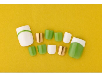 ヴァンネイル みなとみらい馬車道(VINGT NAIL)/*ビタミンカラーフットネイル*