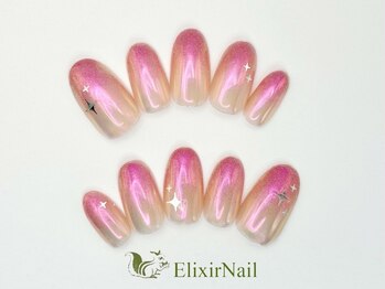 エリクサーネイル 池袋(Elixir Nail)/定額a シンプル/クーポン使用