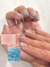 エヌーク バイ ブラウン(enurk by Brown)/Hand★うる艶×水色きらラメ☆