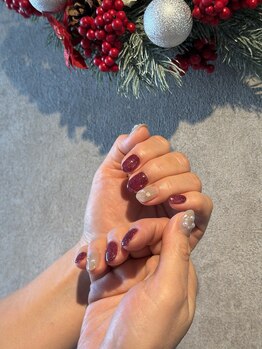 クリスマスネイル