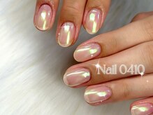 ネイル0410 すすきの(Nail 0410)/【ジェル】オーロラミラー